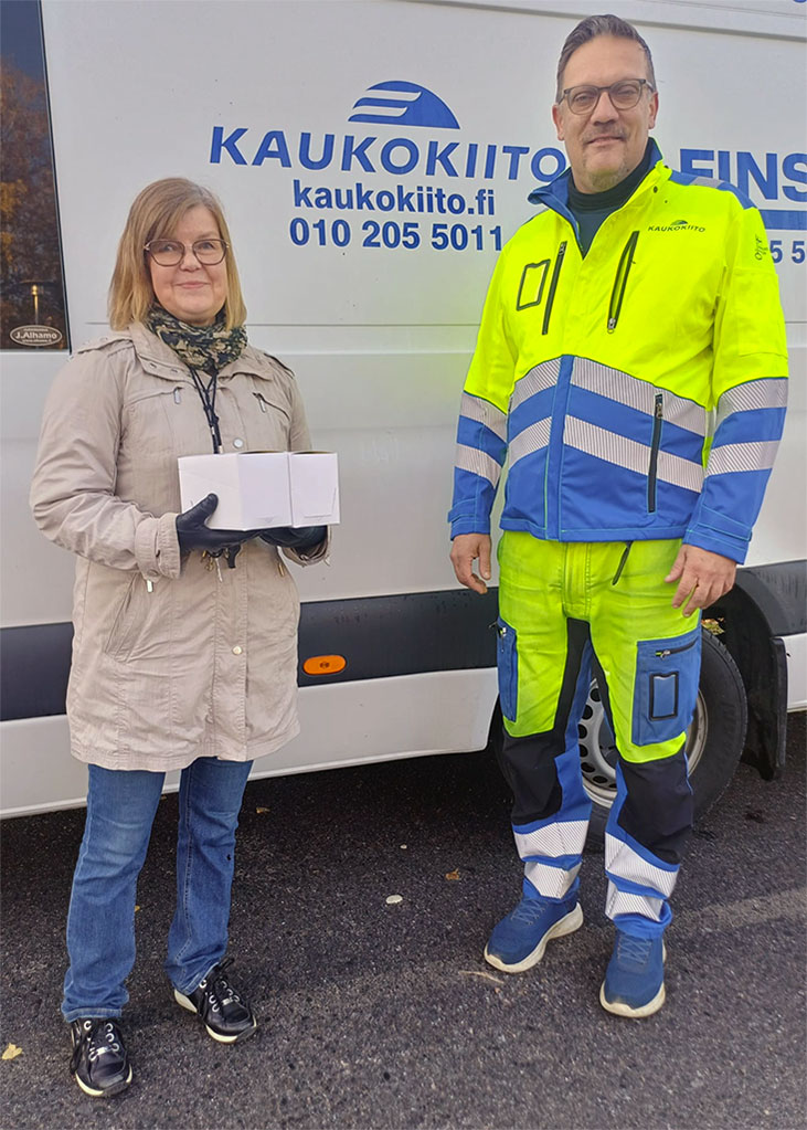 Heijastinpäivänä näkyvästi liikenteessä